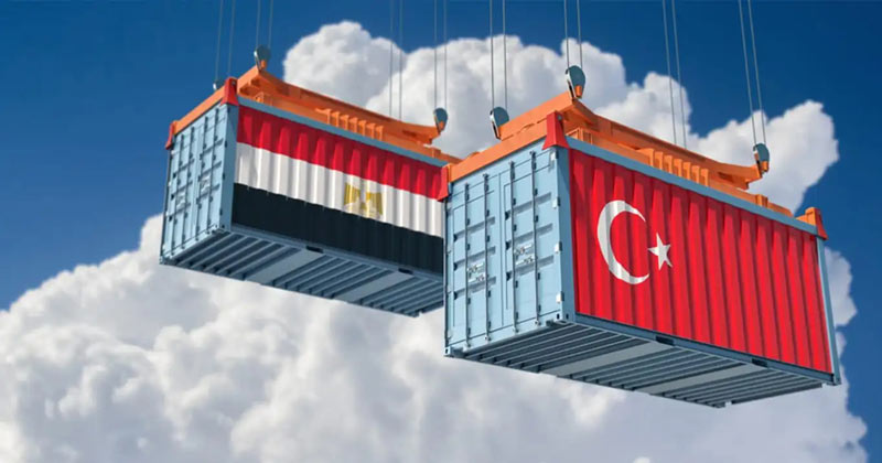 الشحن من تركيا إلى مصر